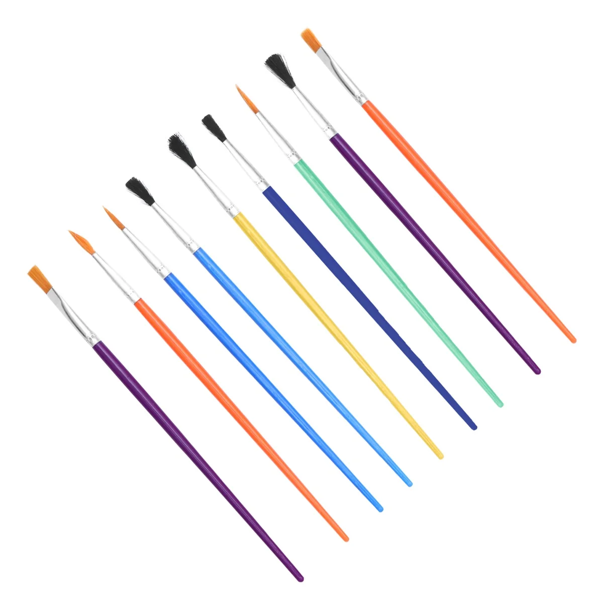 

16 Pcs Painting Graffiti Brush Set Preschool Classroom Kids Early DIY Learning Kit Nylon Mix Toddler