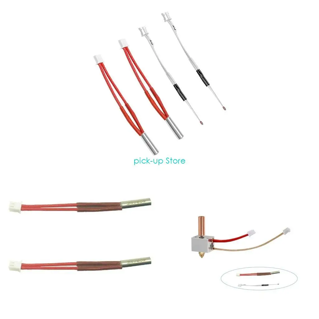 

Q5WA Cartridge Heater For Neptune 3 Printer Parts Heating Rod Thermistor Set For Neptune 3 Hotend