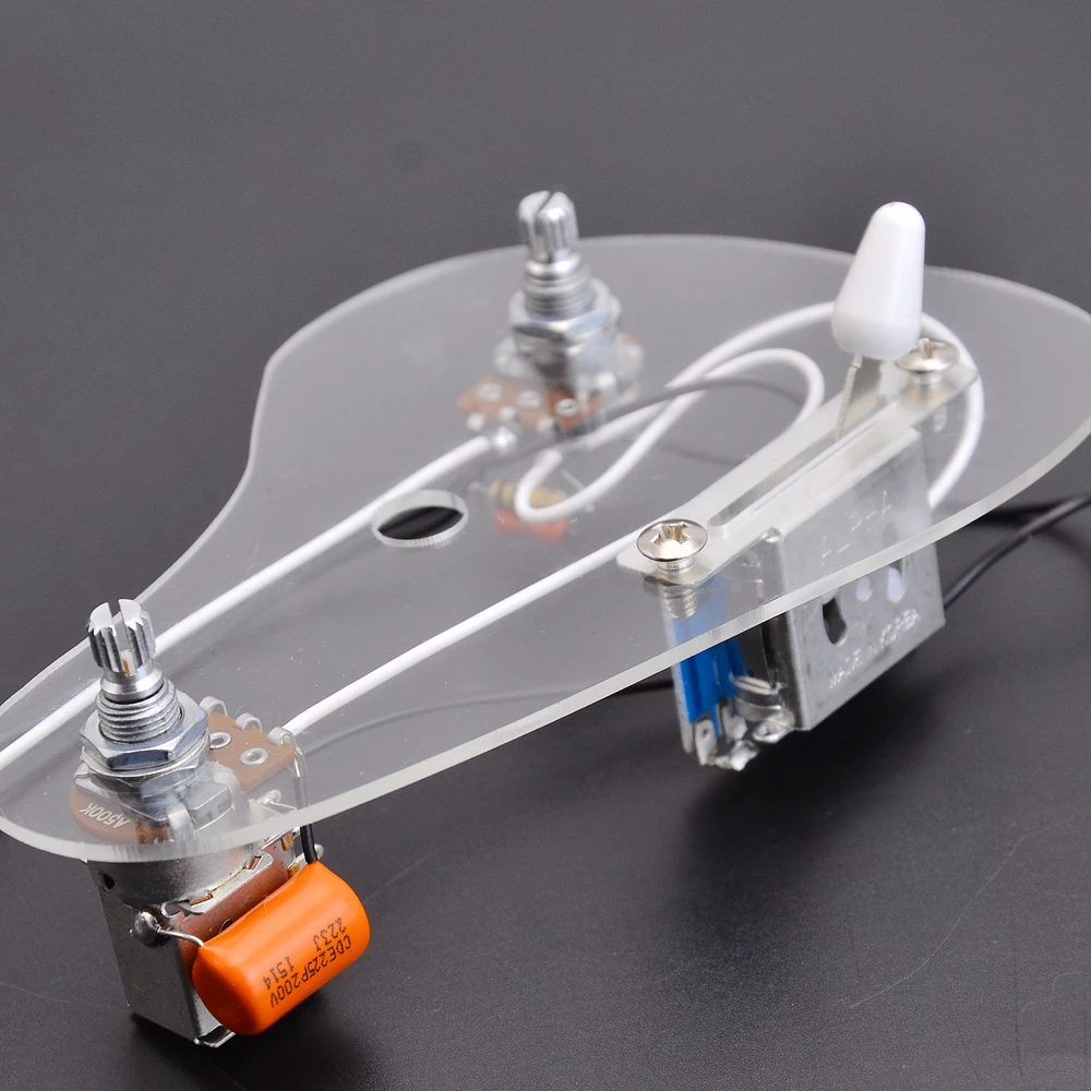 HH Pickup Electric Guitar Wiring Harness With push pull / Mine  Alpha 500K Pots+3-Way Alpha Switch +Epi Jack