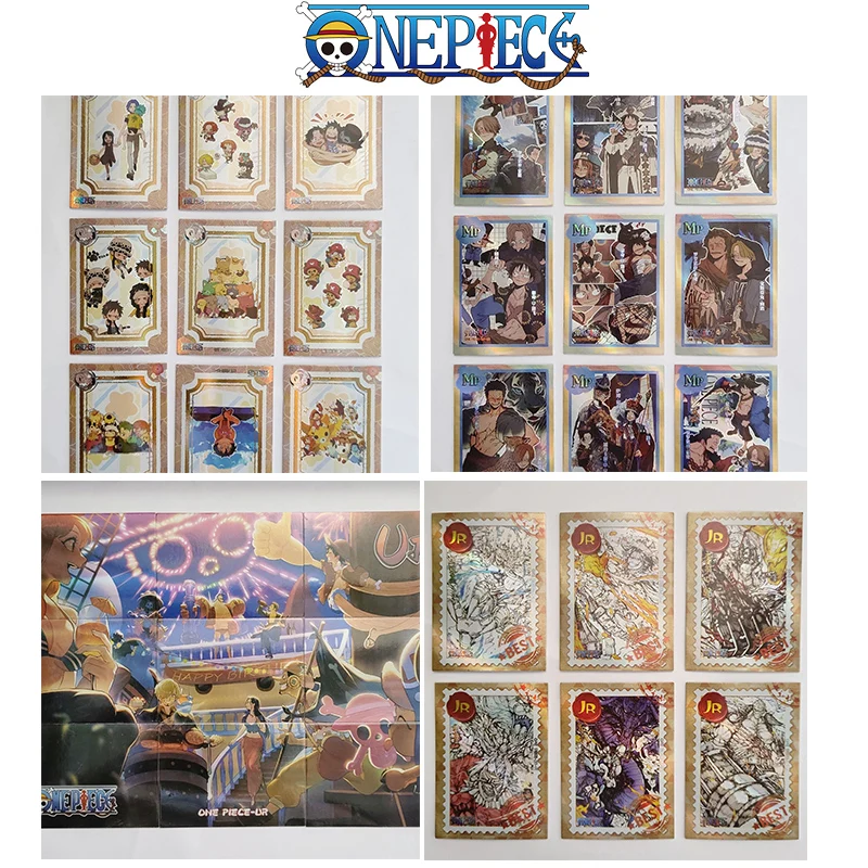 Anime One Piece XP QR DP JR PR Set of Cards Characters Luffy Nami Robin Uta Sanji Zoro Collection Cards Birthday Gifts Toys