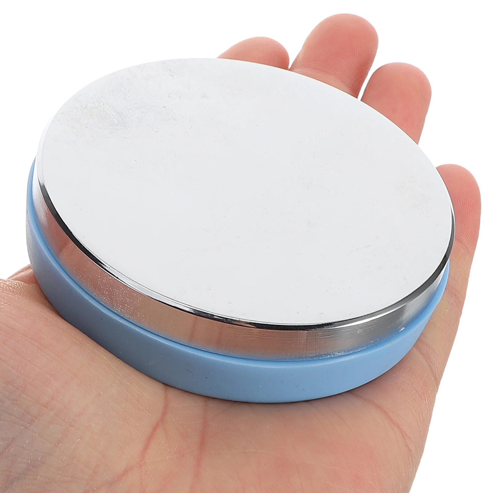 

No Rebound Steel Metal Stamping Round Block Mirror Polished Surface Jewelry Making Flattening Metalwork Table Tool