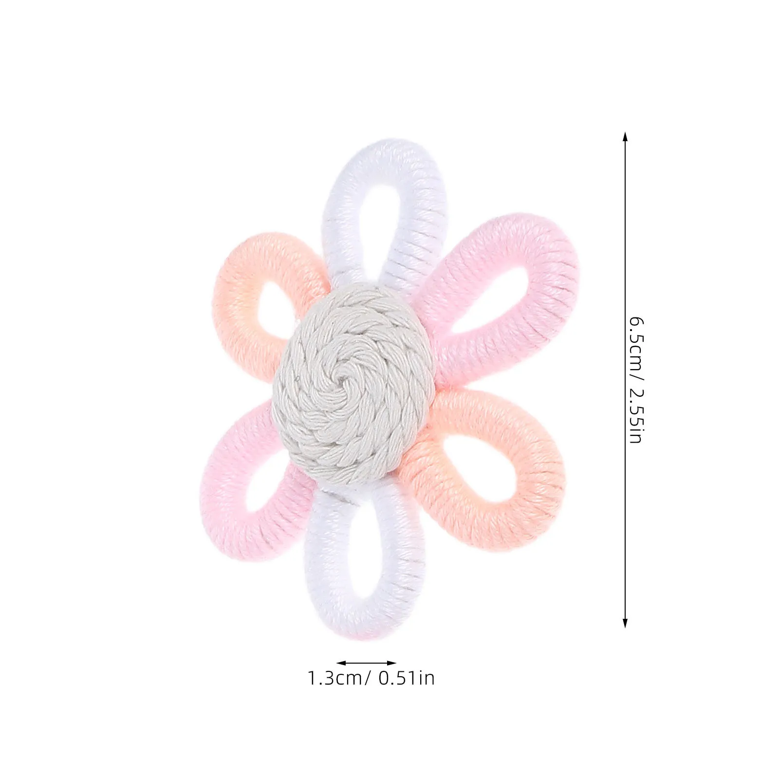 3Pcs Cute Refrigerator Magnets Rainbow Flower 3D Magnetic Decorative Stickers Practical Home Kitchen Accessory