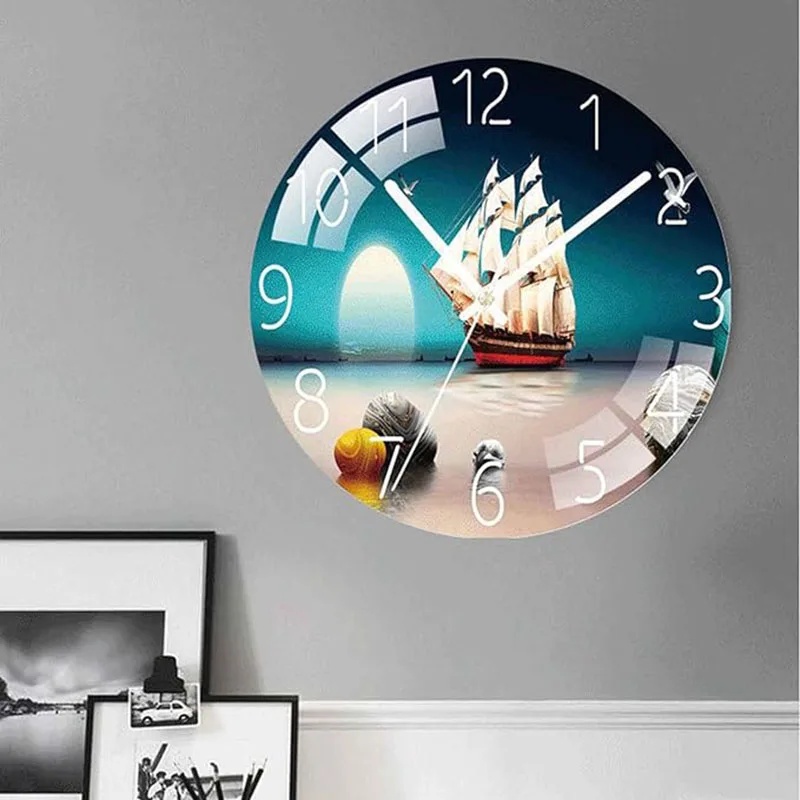 

Аксессуары для гостиной, спальни, настенные часы, интересный стильный бесшумный механизм, оригинальный дизайн, настенные часы, кухонная кровать