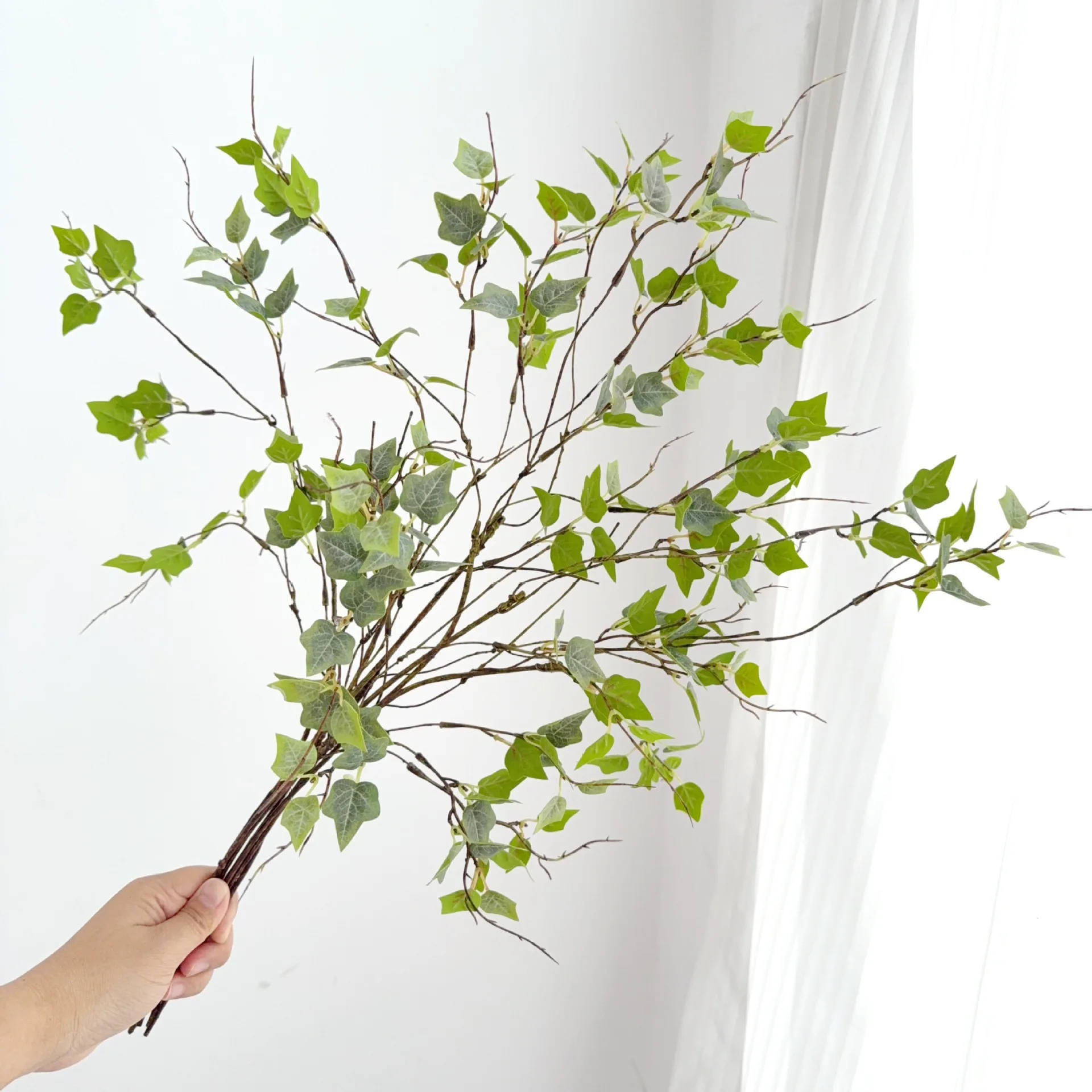 10Pcs Simulation IvY Dead Branches Home Decoration Fake Green Plants DiyWedding Road Guide Party Dining Table Floral Ornaments