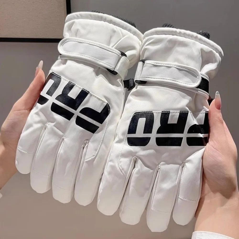 جديد الدفء الدافئة قفازات التزلج بلون يندبروف الشتاء القفازات شاشة تعمل باللمس سميكة قفازات الحرارية الرجال