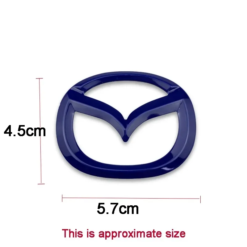 

ABS Car Steering Wheel Center Emblem Sticker For Mazda MX-5 2 5 3 6 CX-8 CX-3 CX-5 CX-7 MS RX-8 Axela 8 Interior Decoration