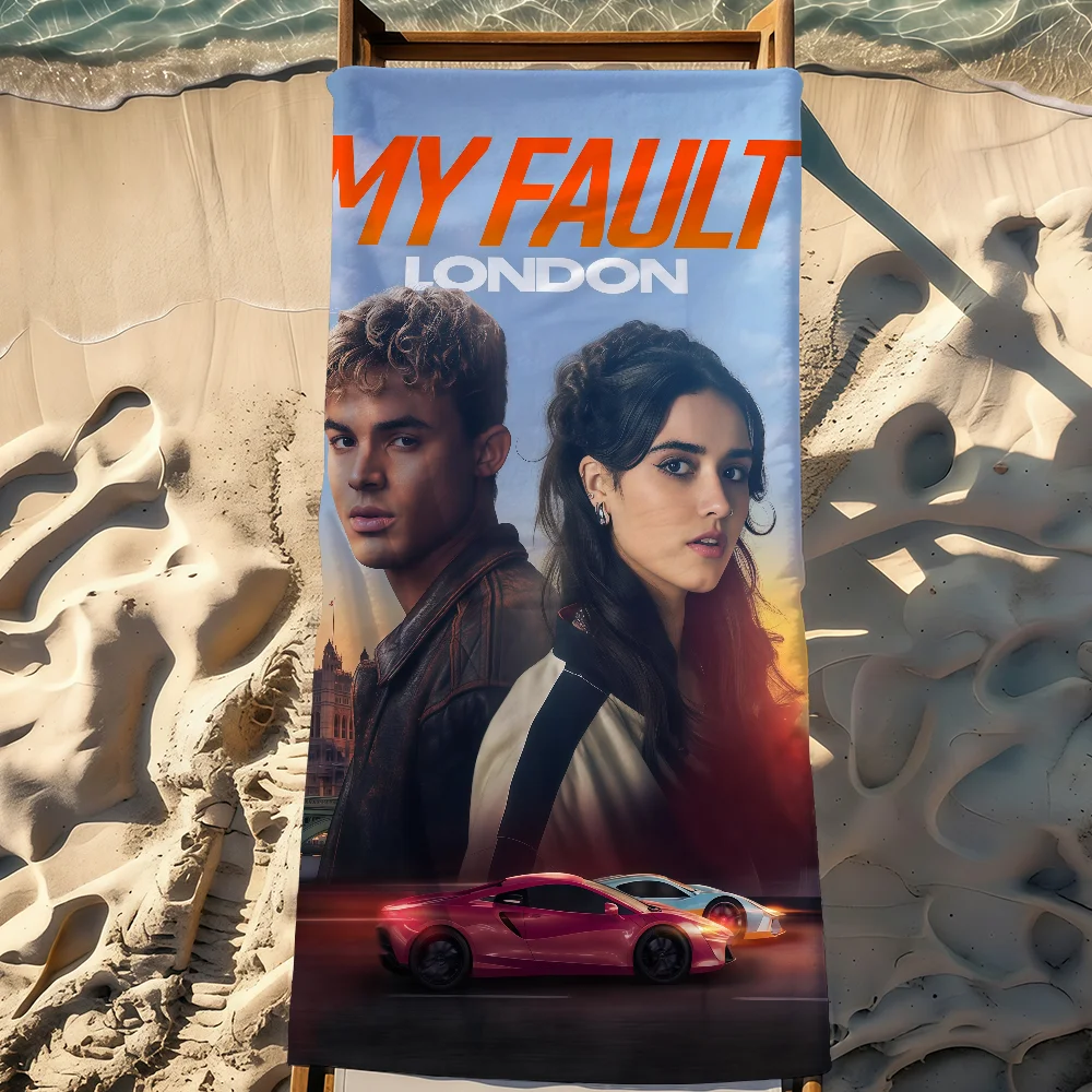 Movie My Fault Culpa Mia Towel Sports Quick Dry Travel Camping Gear Sandproof Soft Light Large Beach Towel