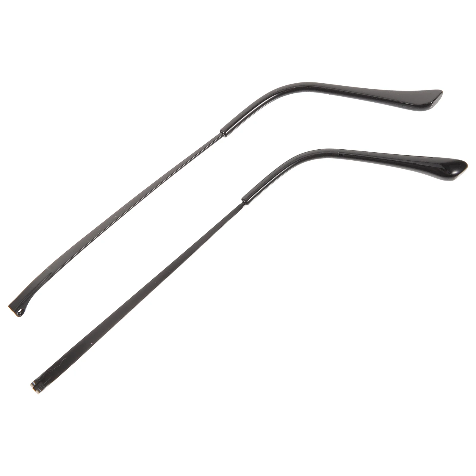 Pièces de rechange universelles pour lunettes de soleil, branches de lunettes en métal, bras de temples, noir, 2 pièces