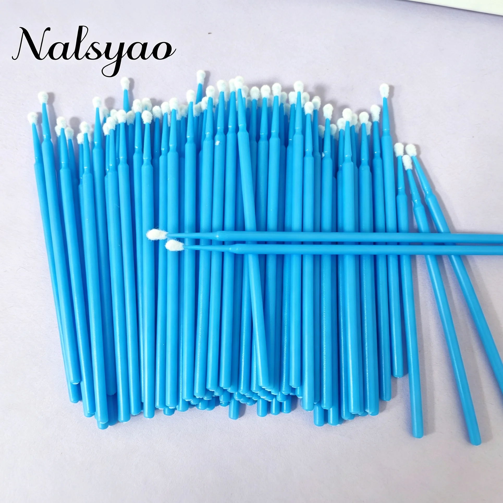 Wholesale 500pcs Disposable Micro Eyelash Brush Heads Expanded Personal Eyelash Brush Heads Multi-purpose Micro Brush Heads