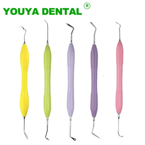 Espátula compuesta Dental, instrumento de relleno de resina, espátula de restauración estética para odontología, cuchillo, herramientas de dentista de doble cabezal