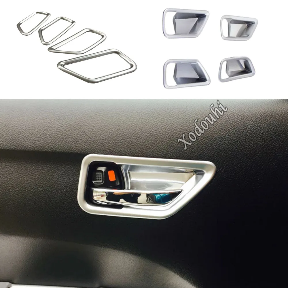 

For Suzuki Vitara Escudo 2016 2017 2018 2019 2020 Car Body Stick Trim ABS Chrome Door Inner Handle Bowl Frame Lamp Armrest 4PCs