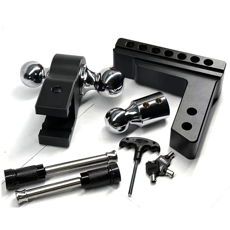 

Сверхмощный прицеп Ambull, регулируемый 2-дюймовый приемник с шаровым креплением, новый дизайн, легированная сталь и алюминий для буксирных прицепов