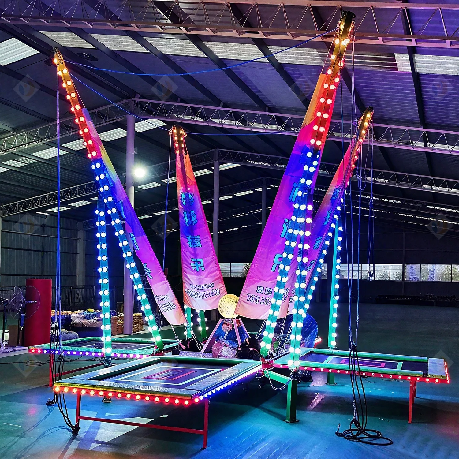 LED Işıklı Ticari Trambolin, E - Kids Outdoor Trampoline incelemesi ve fiyatı