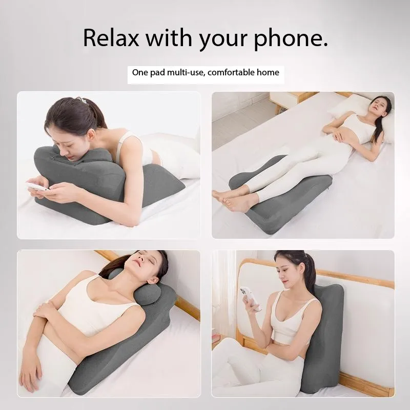 Multi-functional ergonomic partition design Leg pillow Memory Cotton black gray stomach sleeping cervical backrest pillow