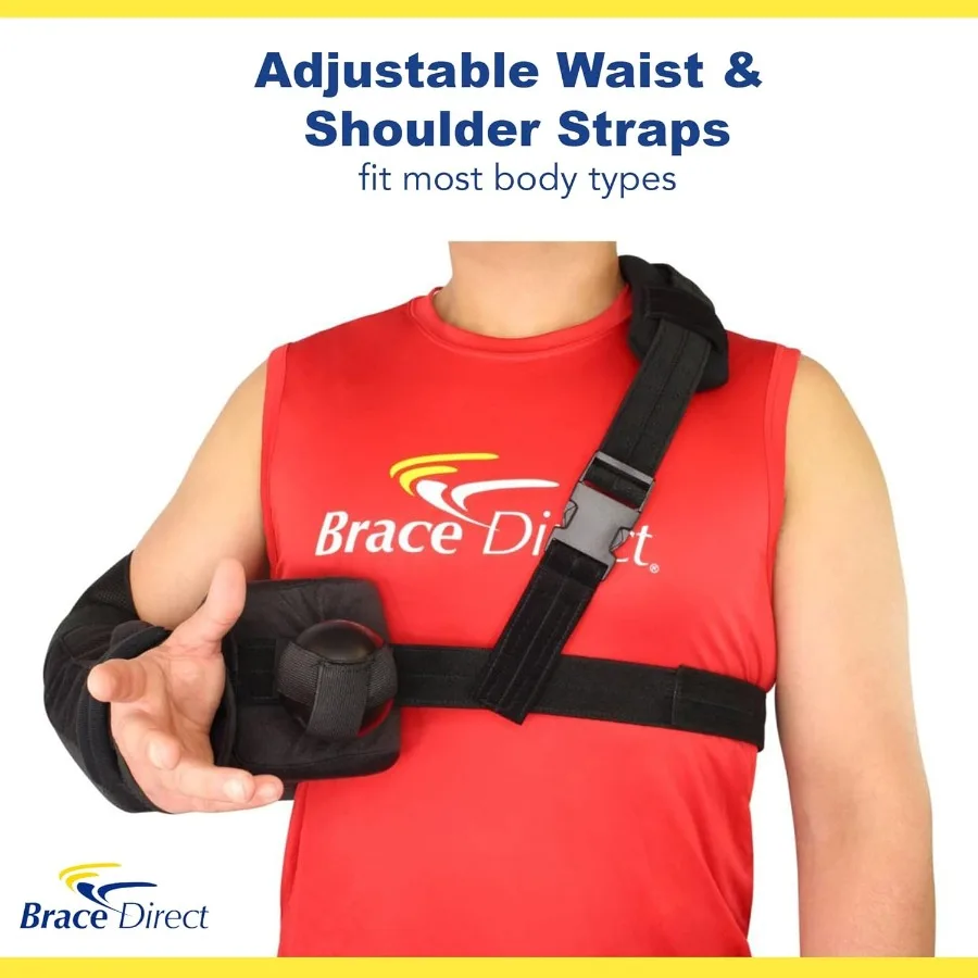 Brace Direct Shoulder Immobilizer with Abduction Sling for Injury Support for Posterior Capsule Dislocations Rotator Cuff Sublu