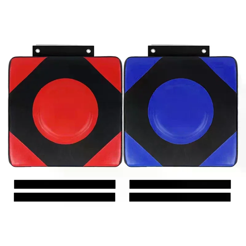 Adjustable Wall Punching Leather Pad Boxing Target Blocking Wall-Mounted Taekwondo Training Sandbags Fighting Gear Room Home Use