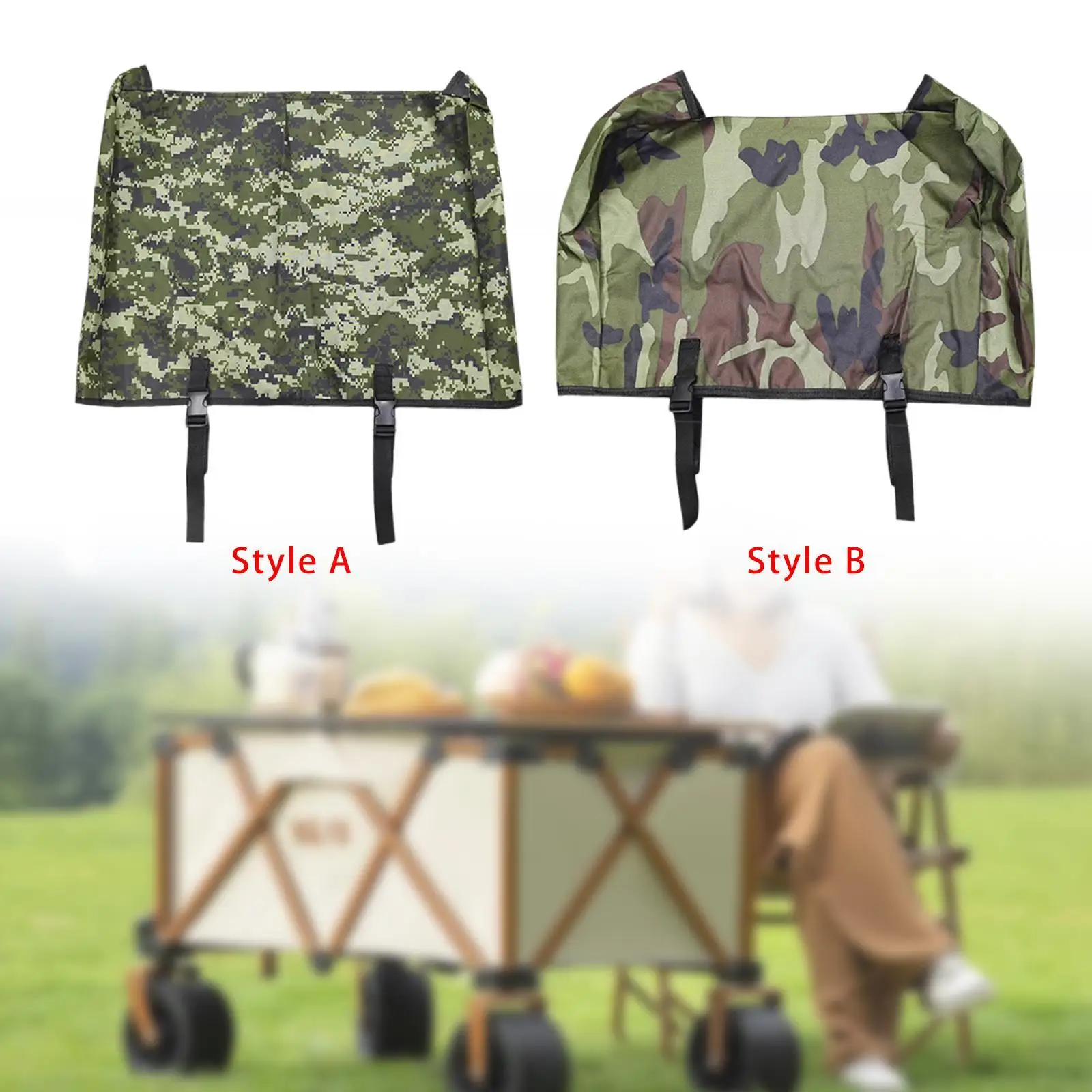 Folding Wagon Cover Garden Cart Cover Protector with Quick Release Buckle 600D