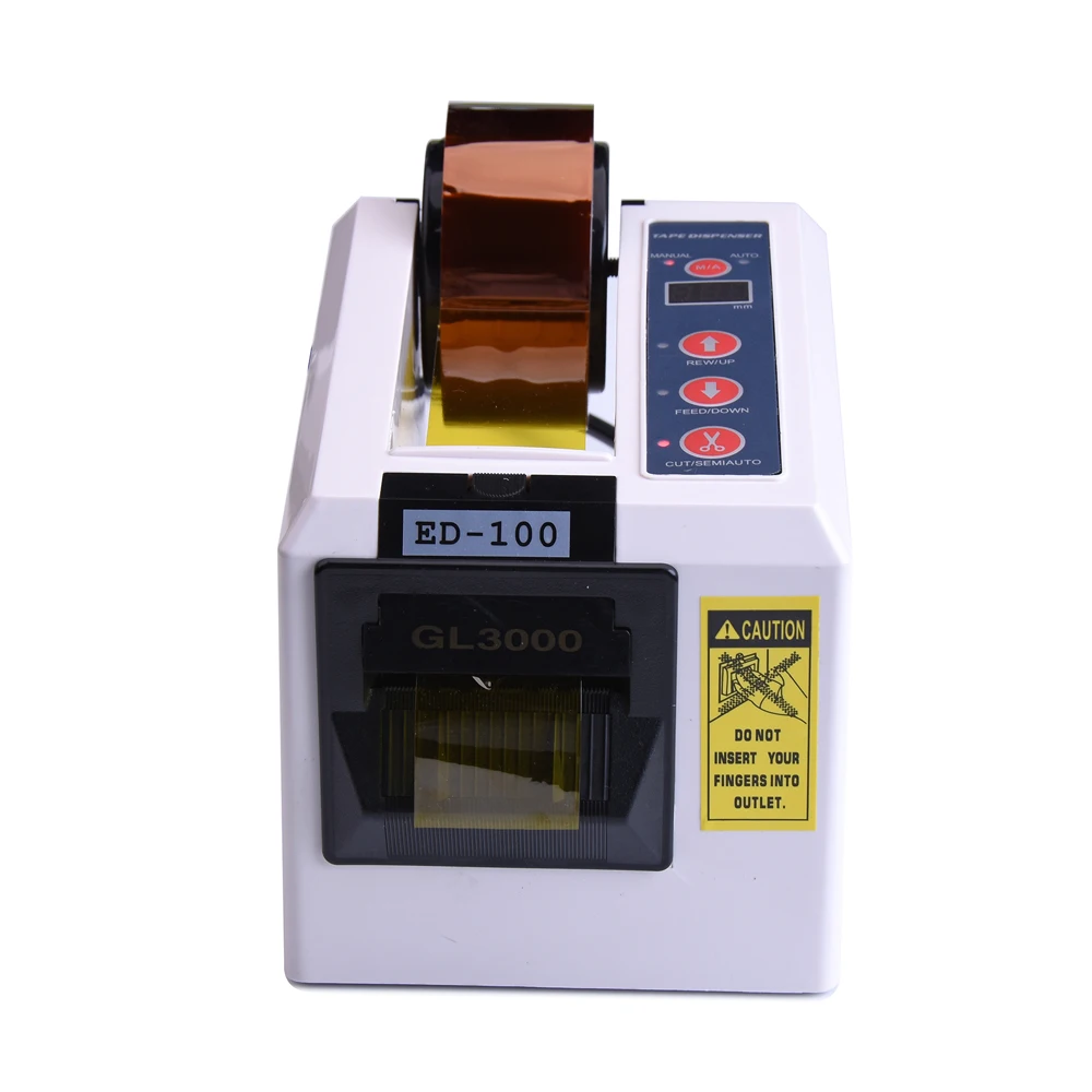 KNOKOO ED-100 Packing Machine Tape Cutter Auto/Manual Mode Switch Memory Function Electric 110V/220V Power Supply Anti-Static