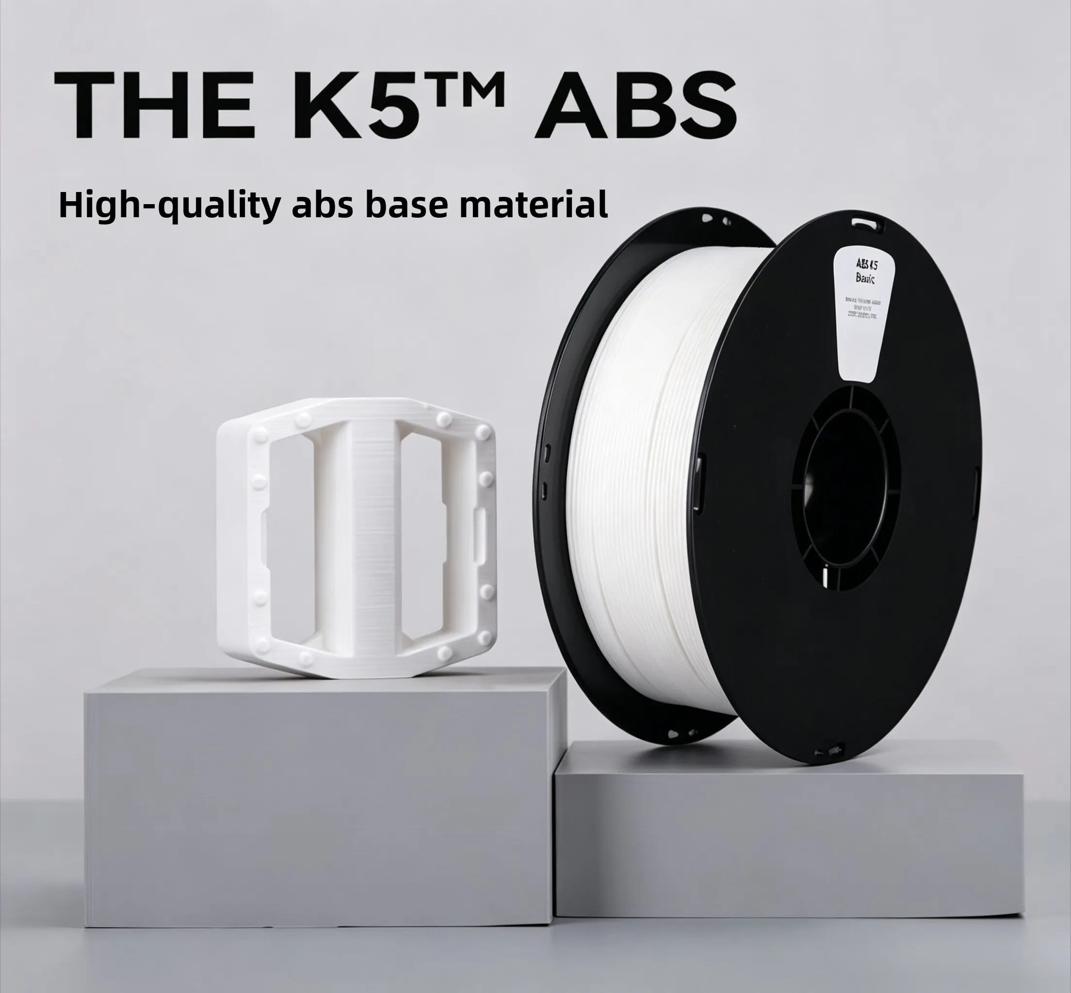 1kg High‑Stability ABS 3D Printing Filament 1.75mm Dimension‑Precise FDM Printer Wire for Structural Parts