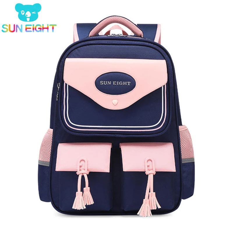 

Tassels Girl Backpacks Primary School Bags For Kids Waterproof Nylon Satchel Elementary Bookbags