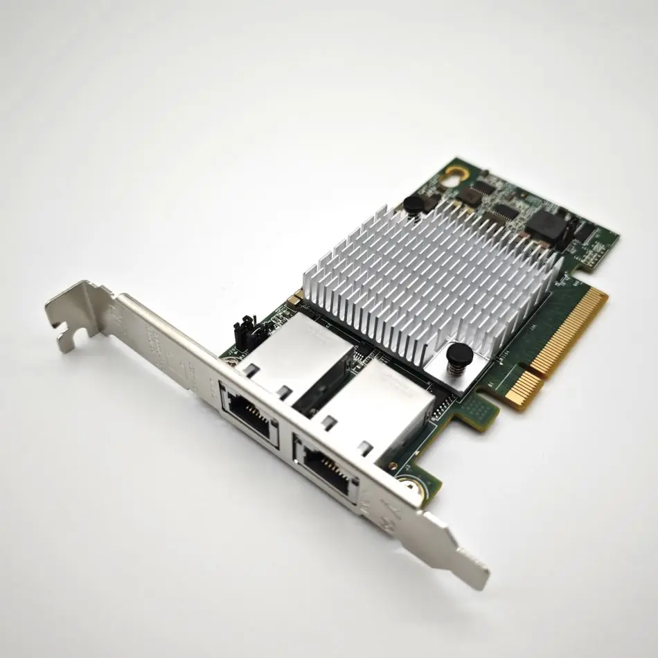 Karta sieciowa Ethernet 10G X540-T2 z dwoma portami RJ45, PCIe x8, 10 Gigabit, miedziany adapter LAN, chip Intel, obsługa Synology NAS, komputer stacjonarny — zdjęcie produktu 5