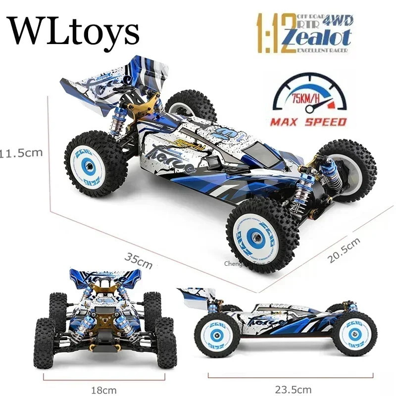 

Wltoys Новинка 124017-V8 1/12 2,4G гоночные радиоуправляемые автомобили 4WD бесщеточный двигатель 75 км/ч высокоскоростной Радиоуправляемый внедорожный Дрифт игрушки для взрослых