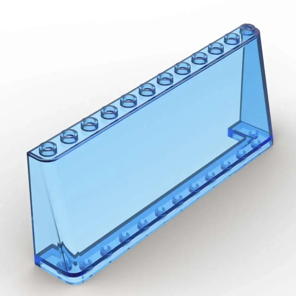 MOC 1PCS Part Bricls 6267 35163 2x12x4 Windscreen Building Blocks Set Car Trans Windows Glass Puzzle Assemble Particle Toys Gift