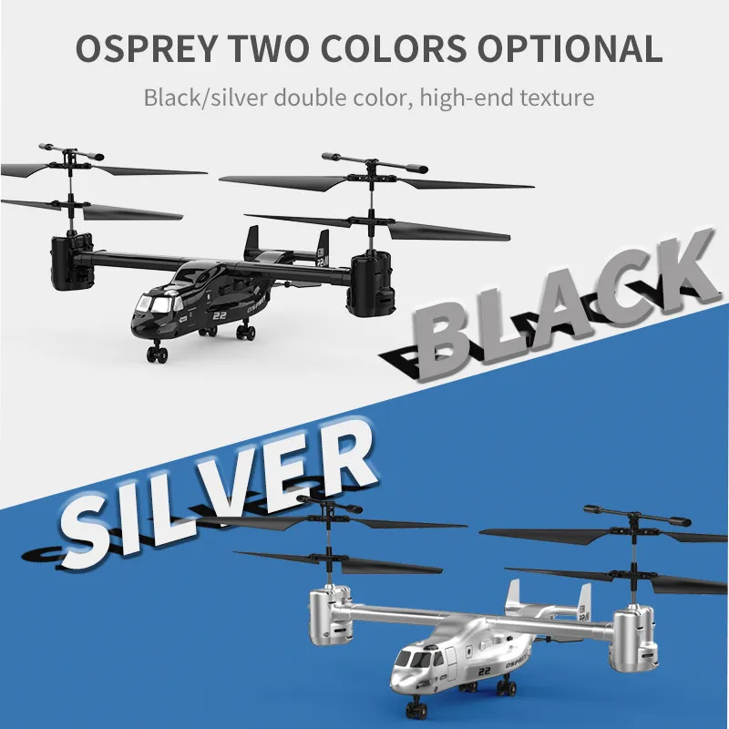 Osprey – hélicoptère télécommandé RC, avion de Transport 2.4GHz 4CH Quadcopter à hauteur fixe, longue durée de vie de la batterie