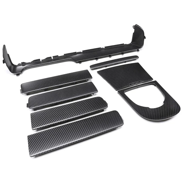 For Mercedes Benz new G-Class W464 G350 G500 G63 AMG modified carbon fiber interior center console kit replacement style 2019+