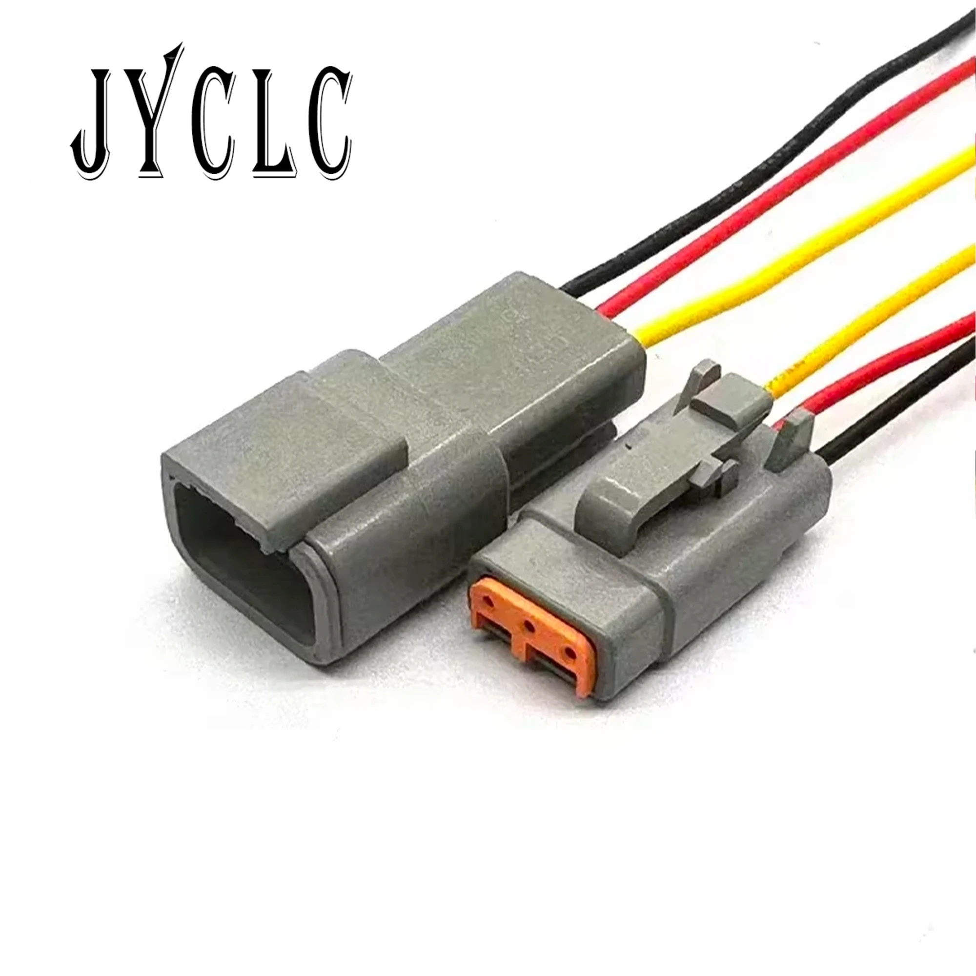 

1/5/10/20 set DTM 3 Pin connector DTM06-3S DTM04-3P Male or Female Auto Waterproof Connector Excavator Sealed Plug