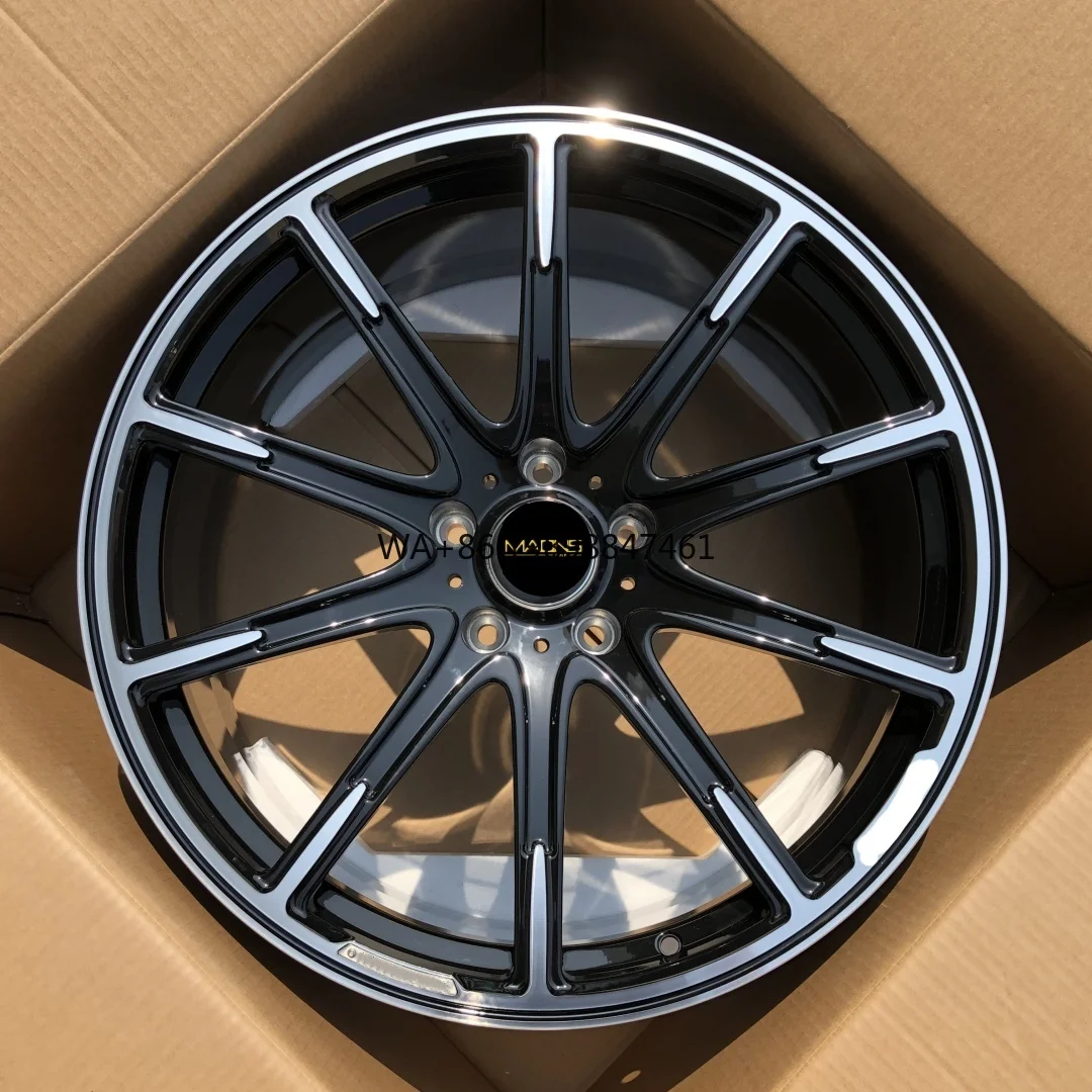 

Wheelshome Ten Spoke Alloy Car Rim 22 23 24 Inch BMF One-piece Monoblock Forged Wheel for Mercedes Benz AMG for Business Travel