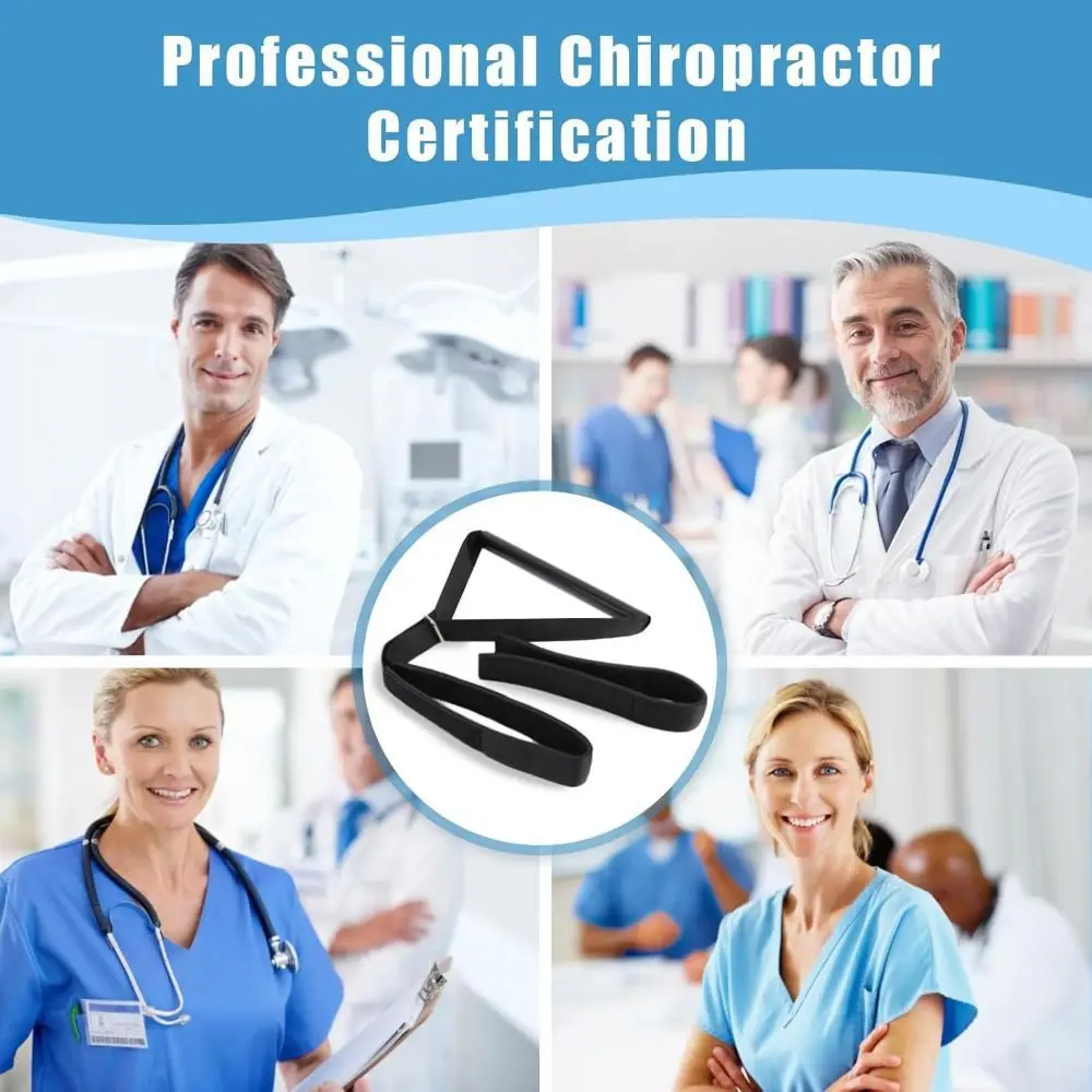 Comfortable Handle Neck Stretcher Strap Adjustable Strap Pull Design Cervical Traction Device Neck Traction Corrector Office Use