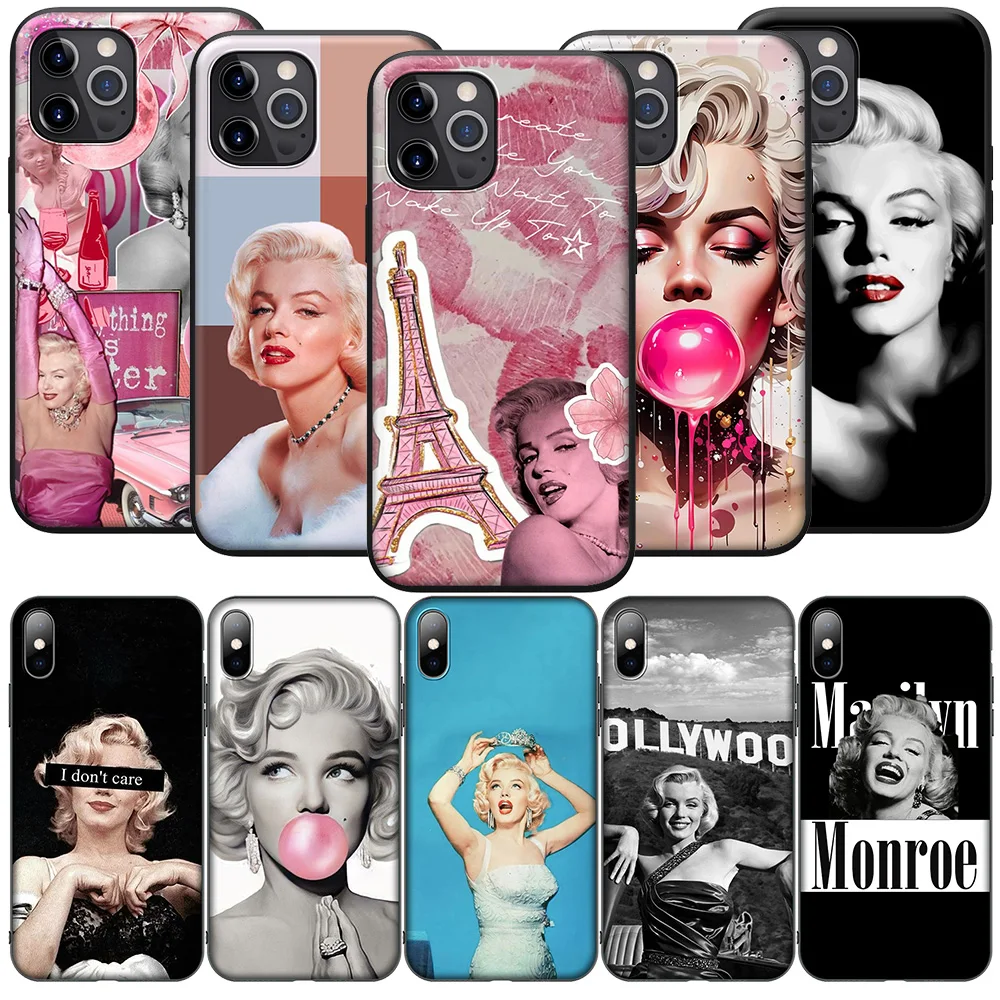 Phone Cover for Huawei Mate 20 P20 P30 Y8P Y8S Y9S Y7A Y9A Y5P Lite Pro New Case Y-57 M-Marilyn M-Monroe