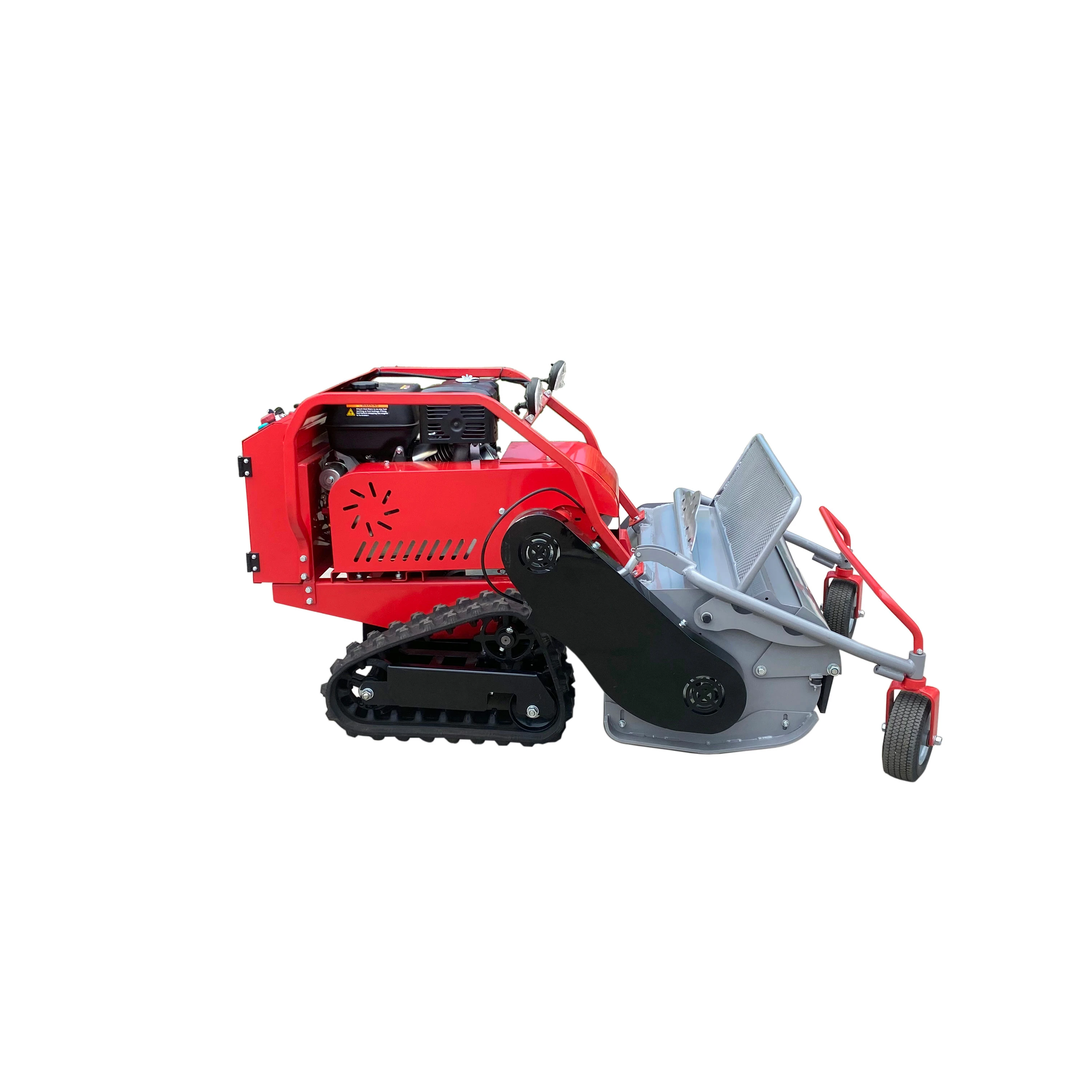 Remote Controlled Tracked Mulcher Multifunction Made In China Grass Cordless Electric Lawn Mower