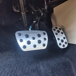 For Toyota Land Cruiser LC300 LC250 2024 Accessories Aluminum Alloy Car Accelerator Pedal Brake Pedal Cover Pad Case Non-Slip
