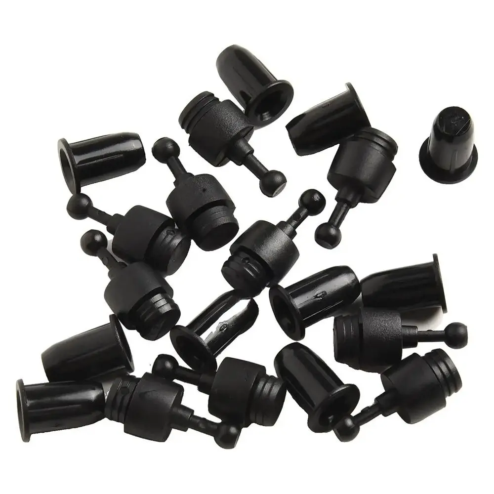 10Pairs Screw Clip Speaker Grill Pegs Kit DIY Plastic Net Cover Buckles Pin Type Ball Socket Audio Speaker Buckles