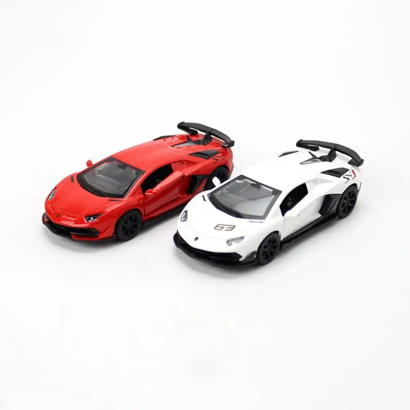 CAIPO 1:40 مقياس Huracan STO Aventador SVJ63 التراجع لعب نموذج سيارة المركبات #6