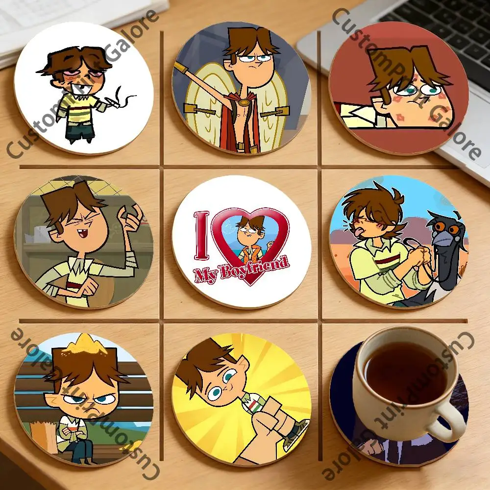 

D-Drama C-Cody Heat-Resistant Pine Coasters Lightweight Sturdy for All Drinkware Easy to Clean