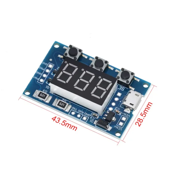 2-channel PWM pulse frequency duty cycle adjustable module square wave rectangular wave signal generator stepper motor drive