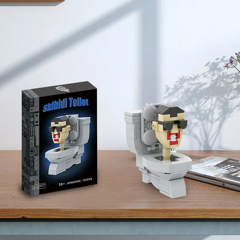 

Toilet Man Building Block Assembly Toy Set