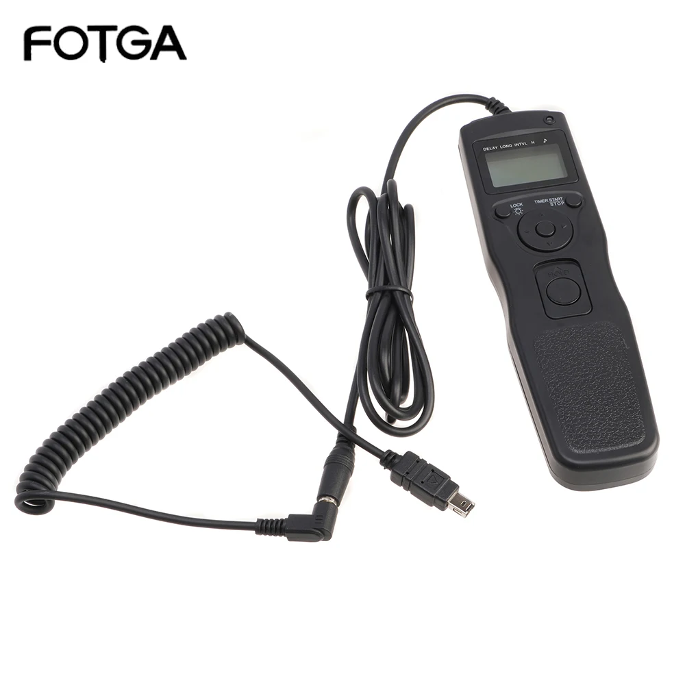 

FOTGA N1 C1 N3 S2 S1 UC1 LCD Timer Remote Shutter Release Cord for Canon EOS 60D 70D 80D 100D 760D 1300D 1200D 1100D 700D 650D