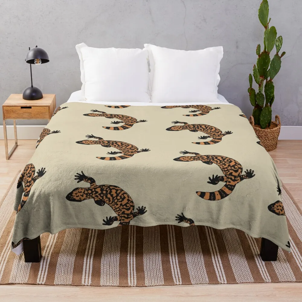 

Gila monster Throw Blanket Stuffeds For Sofa Thin Blankets