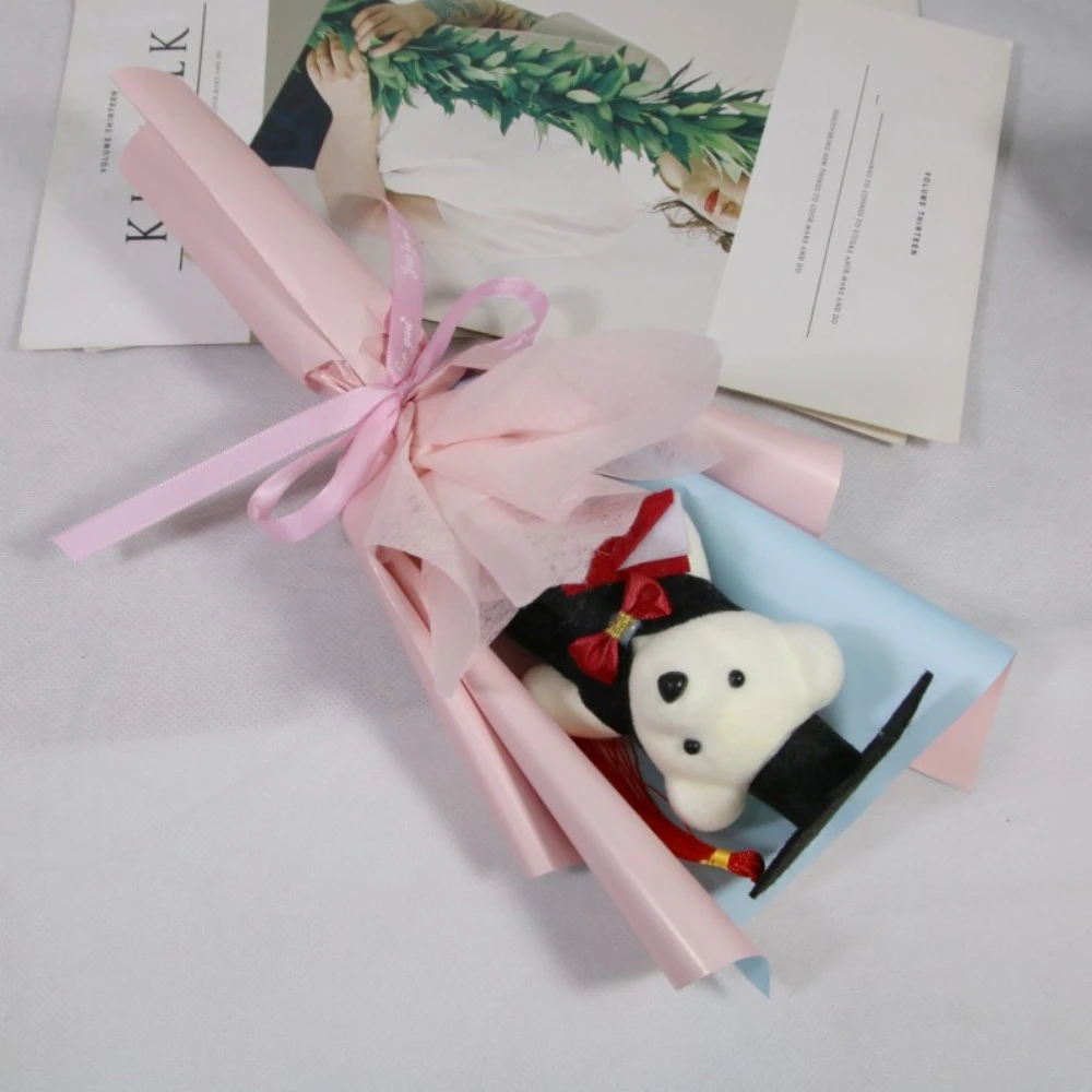 New Bouquet Decoration Bear Bouquet Graduation Gift Animal Bouquet Cartoon Lovely Bear Valentine'S Day