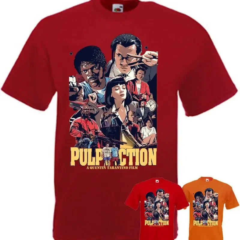 maglietta-pulp-fiction-v35-quentin-tarantino-rosso-arancione-mattone-tutte-le-taglie-s-5xl