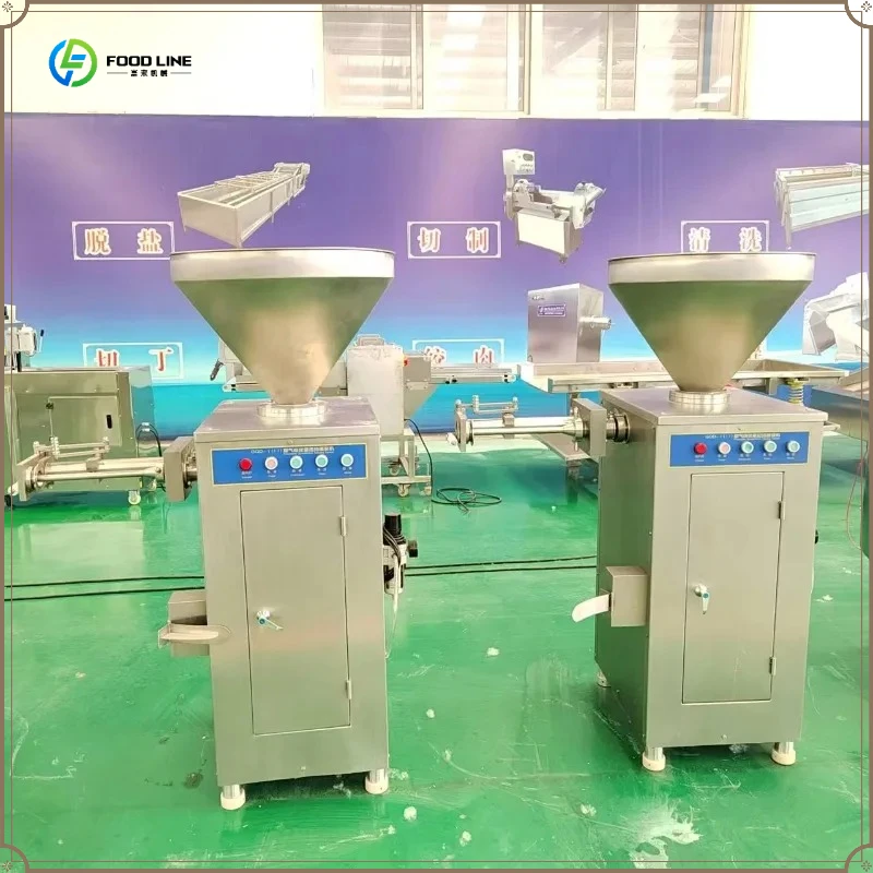 Multiple Models Automatic Pneumatic Twisting Enema Machine Factory-Suitable Sausage Stuffer FL Customized