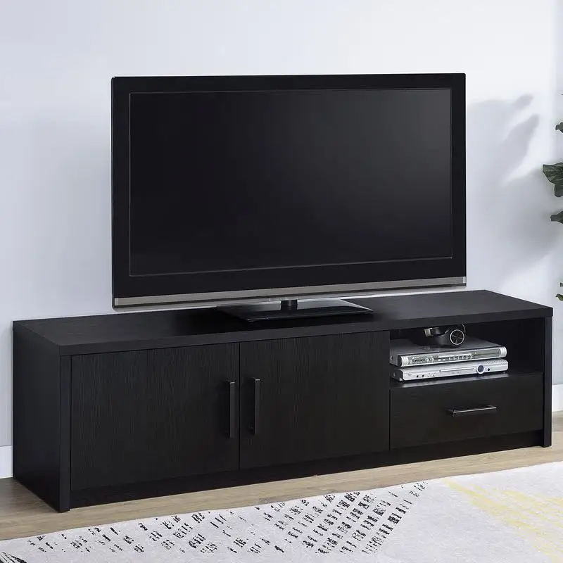 

2-Door TV Stand Media Console with Storage for Living Room, Modern & Stylish Design, Ideal for Entertainment Systems and