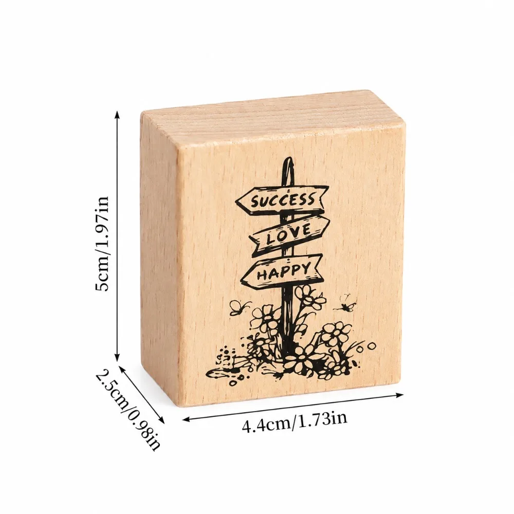 Smooth Natural Beech Wood Beech Wood Journal Stamps Clean Clear Imprints Multiple Vintage Patterns Rubber Stamp Heads
