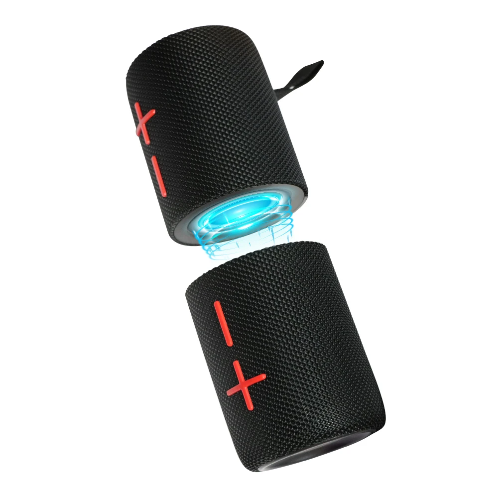2 In 1 Magnetic Dual Splittable BT5.3 Speaker, IPX6 Waterproof With 20W Loud Stereo Sound,24H Playtime For Golf, Outdoor, TV, PC