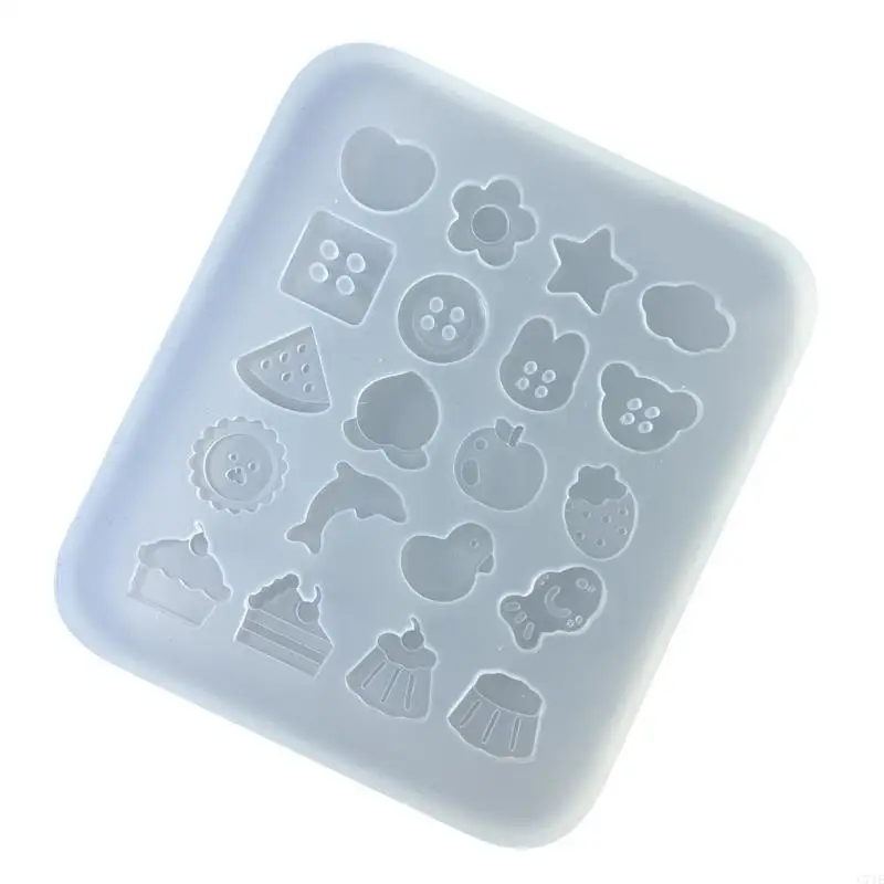  Versatile Silicone Mould for Personalize Button Artisanal Projects Supplies