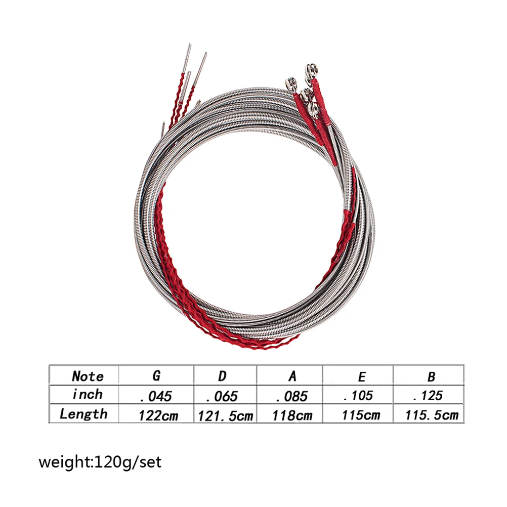 

Metal String Bass String String for 5 String Bass Bass Replacement String Bass Parts
